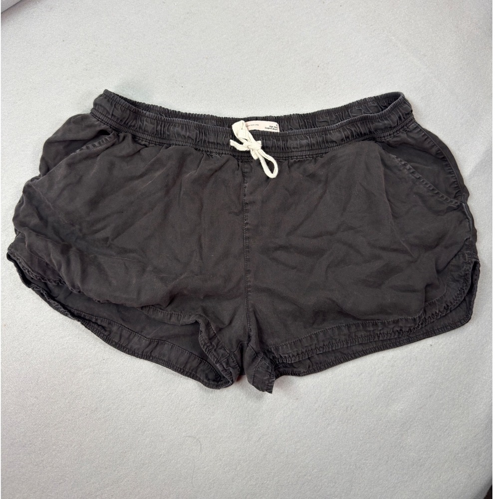 Dolphin Shorts Large Dark Gray High Rise Sporty Casual Athleisure Summer Beach